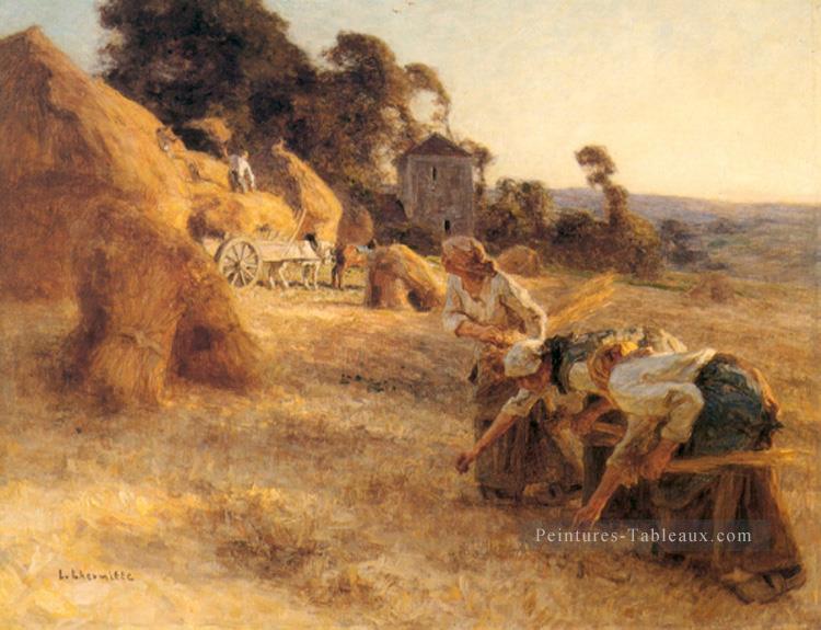 Haymakers scènes rurales paysan Léon Augustin Lhermitte Peintures à l'huile